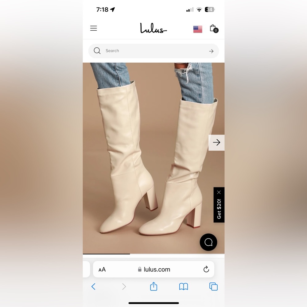 Chinese Laundry Krafty Ecru Boots
